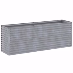 Fioriera Rialzata da Giardino 196x50x69 cm in Acciaio Cortencod mxl 106190 - Vista aggiuntiva 3
