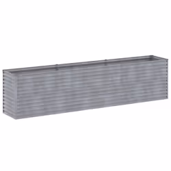 Fioriera Rialzata da Giardino 291x50x69 cm in Acciaio Cortencod mxl 82288 - Vista aggiuntiva 3