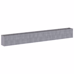 Fioriera Rialzata da Giardino 578x50x69 cm in Acciaio Cortencod mxl 130171 - Vista aggiuntiva 3