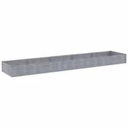 vidaXL Fioriera Rialzata da Giardino 482x100x36 cm in Acciaio Corten - Vista aggiuntiva 3