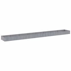 Fioriera Rialzata da Giardino 770x100x36 cm in Acciaio Cortencod mxl 82293 - Vista aggiuntiva 3