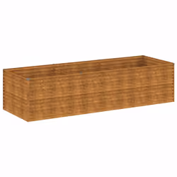 Fioriera Rialzata da Giardino 290x100x69 cm in Acciaio Cortencod mxl 130176 - Vista aggiuntiva 2