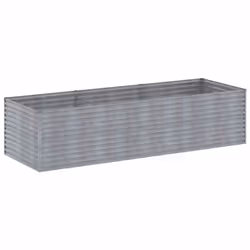 Fioriera Rialzata da Giardino 290x100x69 cm in Acciaio Cortencod mxl 130176 - Vista aggiuntiva 3