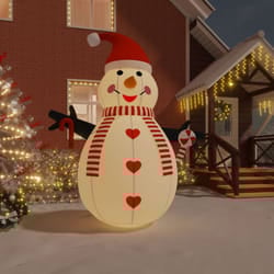 Pupazzo di Neve Gonfiabile con led 360 cm Vidaxl 4441
