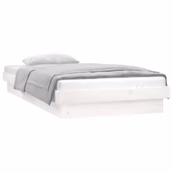 Giroletto con LED Bianco 90x190 cm Single in Legno Massellocod mxl 128229
