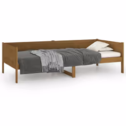 vidaXL Dormeuse Ambra in Legno Massello di Pino 90x190 cm - Vista aggiuntiva 2