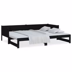 VidaXL 820256 divano Divano letto Nero - Vista aggiuntiva 5