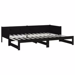VidaXL 820266 divano Divano letto Nero - Vista aggiuntiva 8