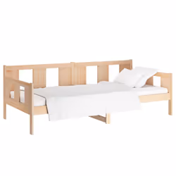 vidaXL Dormeuse in Legno Massello di Pino 90x190 cm - Vista aggiuntiva 3