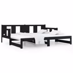 VidaXL 820296 divano Divano letto Nero - Vista aggiuntiva 5