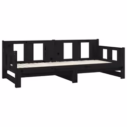 VidaXL 820296 divano Divano letto Nero - Vista aggiuntiva 6
