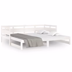 VidaXL 820313 divano Divano letto Bianco - Vista aggiuntiva 5