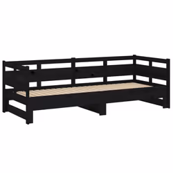 VidaXL 820321 divano Divano letto Nero - Vista aggiuntiva 6