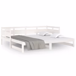 VidaXL 820323 divano Divano letto Bianco - Vista aggiuntiva 5
