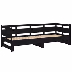 VidaXL 820326 divano Divano letto Nero - Vista aggiuntiva 6