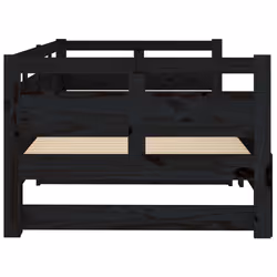 VidaXL 820326 divano Divano letto Nero - Vista aggiuntiva 8