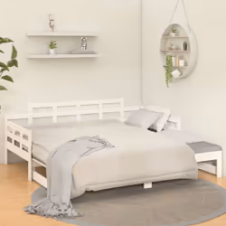 VidaXL 820343 divano Divano letto Bianco - Vista aggiuntiva 4