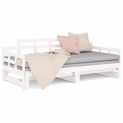 VidaXL 820343 divano Divano letto Bianco - Vista aggiuntiva 5