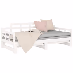 VidaXL 820343 divano Divano letto Bianco - Vista aggiuntiva 6