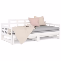 VidaXL 820348 divano Divano letto Bianco - Vista aggiuntiva 5