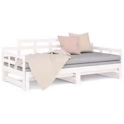 VidaXL 820353 divano Divano letto Bianco - Vista aggiuntiva 5