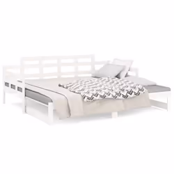 VidaXL 820353 divano Divano letto Bianco - Vista aggiuntiva 7
