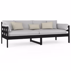VidaXL 820366 divano Divano letto Nero - Vista aggiuntiva 4