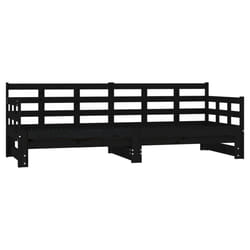 VidaXL 820386 divano Divano letto Nero