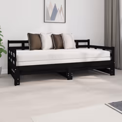 VidaXL 820386 divano Divano letto Nero