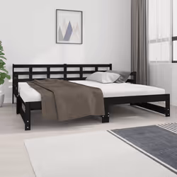 VidaXL 820386 divano Divano letto Nero