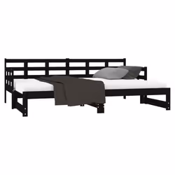 VidaXL 820386 divano Divano letto Nero - Vista aggiuntiva 5