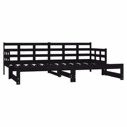 VidaXL 820386 divano Divano letto Nero - Vista aggiuntiva 8