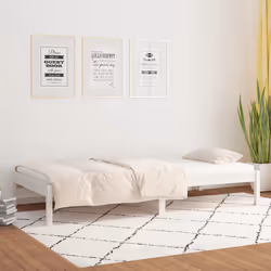 VidaXL 820413 divano Divano letto Bianco - Vista aggiuntiva 4