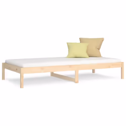 vidaXL Dormeuse senza Materasso 80x200 cm in Legno Massello di Pino - Vista aggiuntiva 2