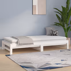 VidaXL 820428 divano Divano letto Bianco - Vista aggiuntiva 4