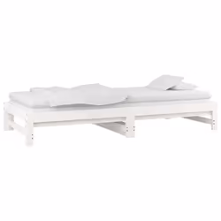 VidaXL 820428 divano Divano letto Bianco - Vista aggiuntiva 7
