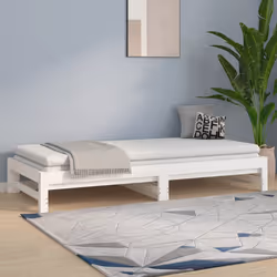 VidaXL 820438 divano Divano letto Bianco - Vista aggiuntiva 4