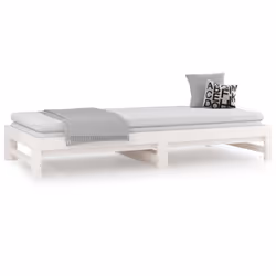 VidaXL 820438 divano Divano letto Bianco - Vista aggiuntiva 5