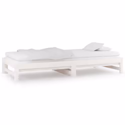 VidaXL 820438 divano Divano letto Bianco - Vista aggiuntiva 6