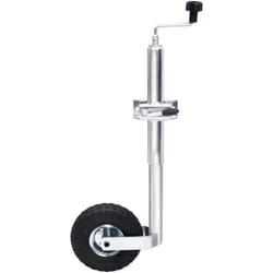 vidaXL Ruotino per Rimorchio con Morsetto Diviso 48 mm Acciaio Zincato