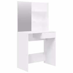 vidaXL Toeletta con Specchio Bianco 74,5x40x141 cm - Vista aggiuntiva 2