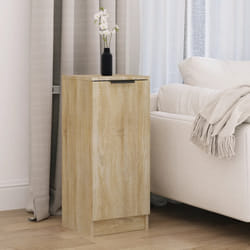 vidaXL Credenza Rovere Sonoma 30x30x70 cm in Legno Multistrato