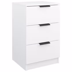 VidaXL 811268 comodino Bianco - Vista aggiuntiva 2