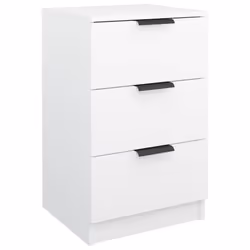 VidaXL 811269 comodino Bianco - Vista aggiuntiva 6