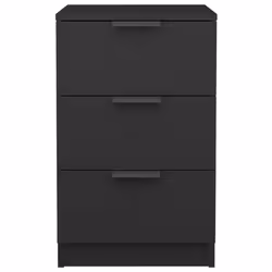 VidaXL 811270 comodino Nero - Vista aggiuntiva 7