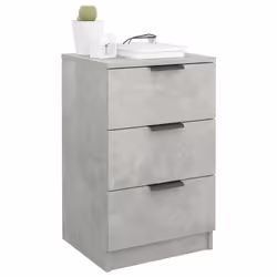 VidaXL 811276 comodino Colore cemento - Vista aggiuntiva 4