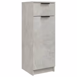 vidaXL Armadio da Bagno Grigio Cemento 32x34x90cm in Legno Multistrato - Vista aggiuntiva 2
