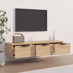 vidaXL Armadietto a Muro Rovere Sonoma 102x30x20 in Legno Multistrato - Vista aggiuntiva 3