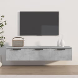 Pensile da Cucina, Armadietto a Muro Grigio Cemento 102x30x20 cm Legno Multistrato Vidaxl