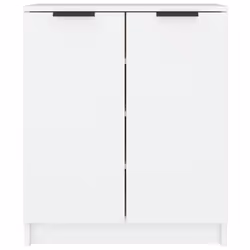 vidaXL Scarpiera Bianca 59x35x70 cm in Legno Multistrato - Vista aggiuntiva 3